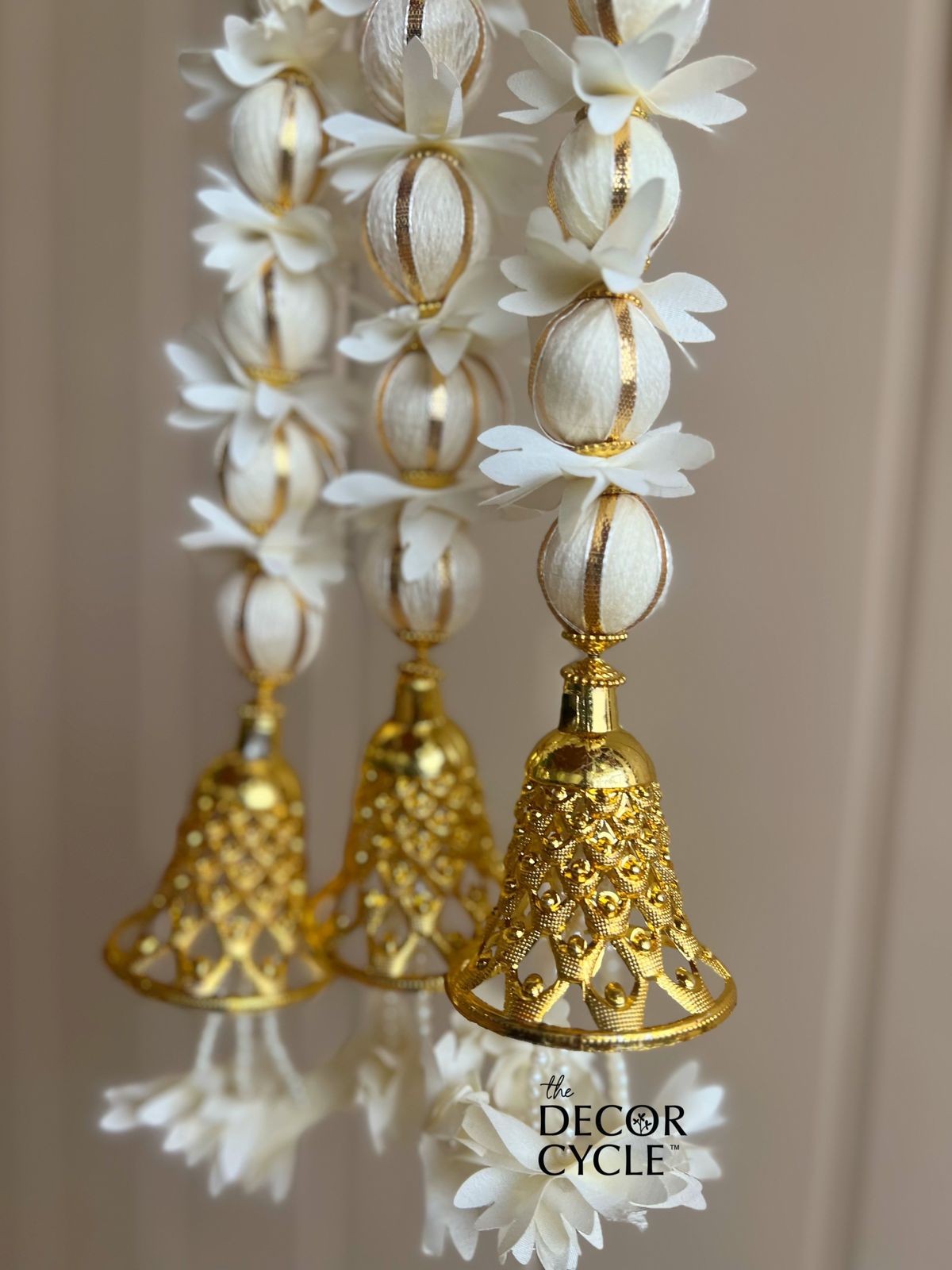 White and Golden Tassels