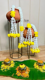 Jasmine and Marigold Garlands - The Decor Cycle