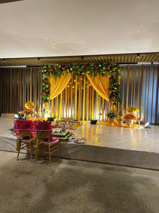 Floral Floor Covering