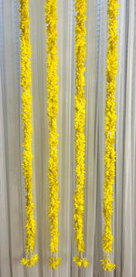 Yellow Floral Tassels - The Decor Cycle