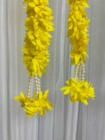 Yellow Floral Tassels - The Decor Cycle