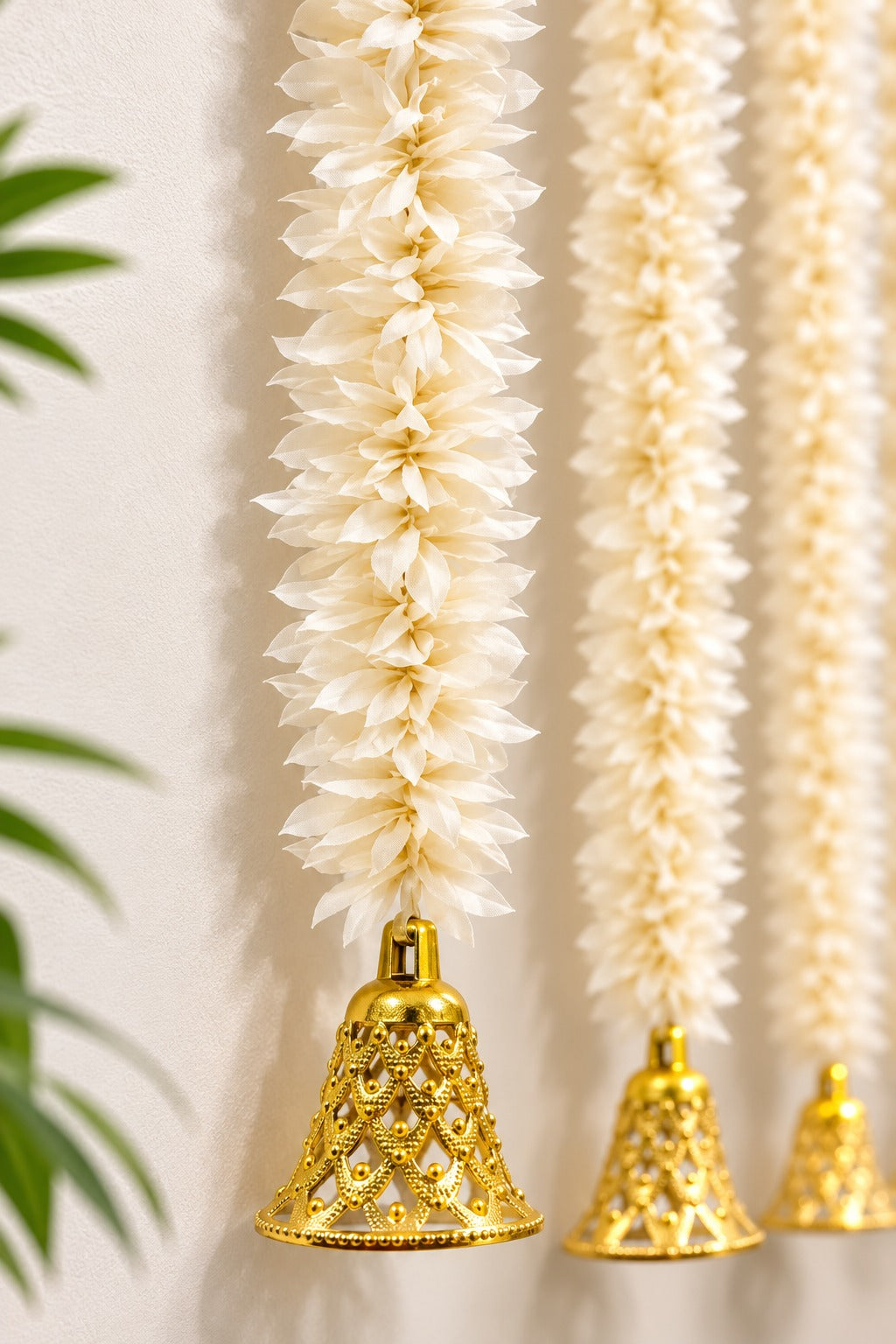 White Tassels with Bells