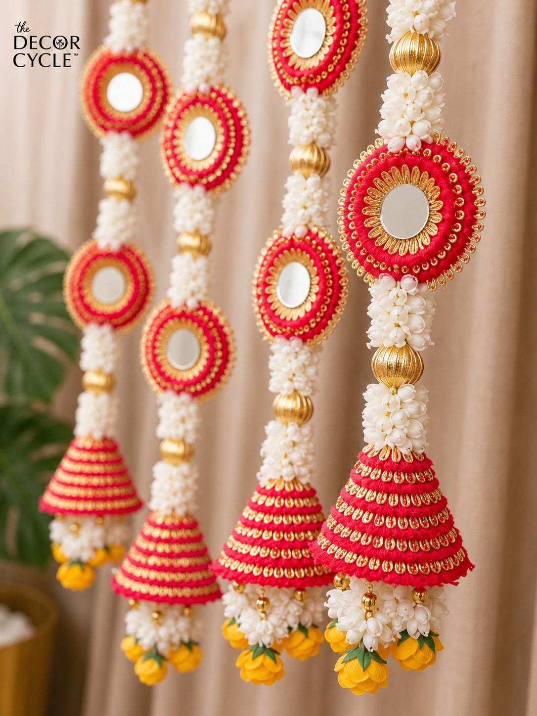 Cone Mirror Tassles (Big)