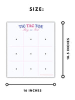 Magnetic Tic Tac Toe for Baby Shower