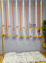 Orange Tassels and Garlands Combo - The Decor Cycle