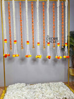 Orange Tassels and Garlands Set - The Decor Cycle