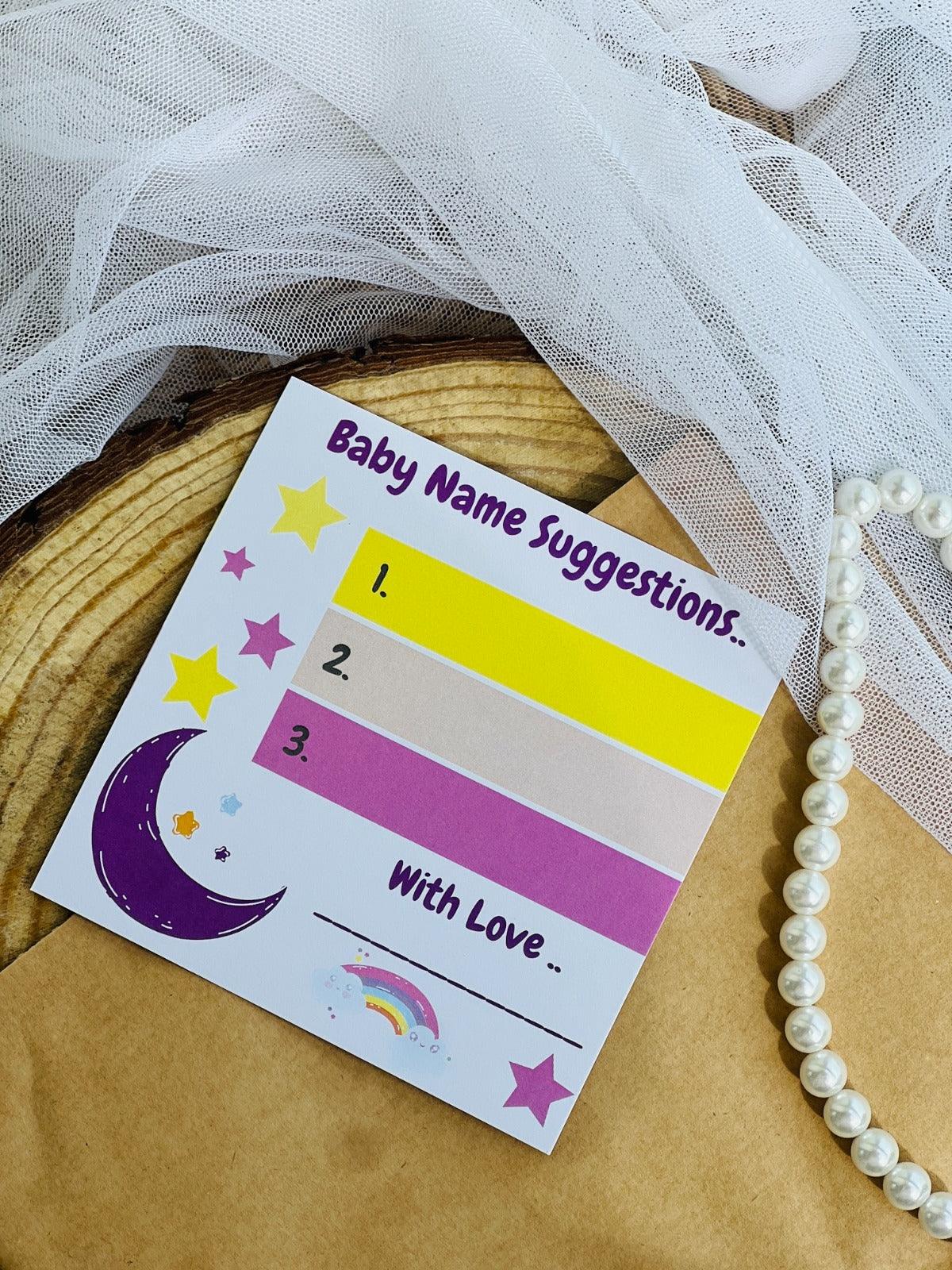 Baby Name Suggestions - The Decor Cycle