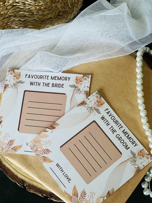 Favorite Memories with Bride and Groom, Boho Theme - The Decor Cycle
