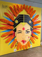 Abstract Portrait Backdrop - The Decor Cycle