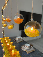 Hanging Glass Balls - The Decor Cycle