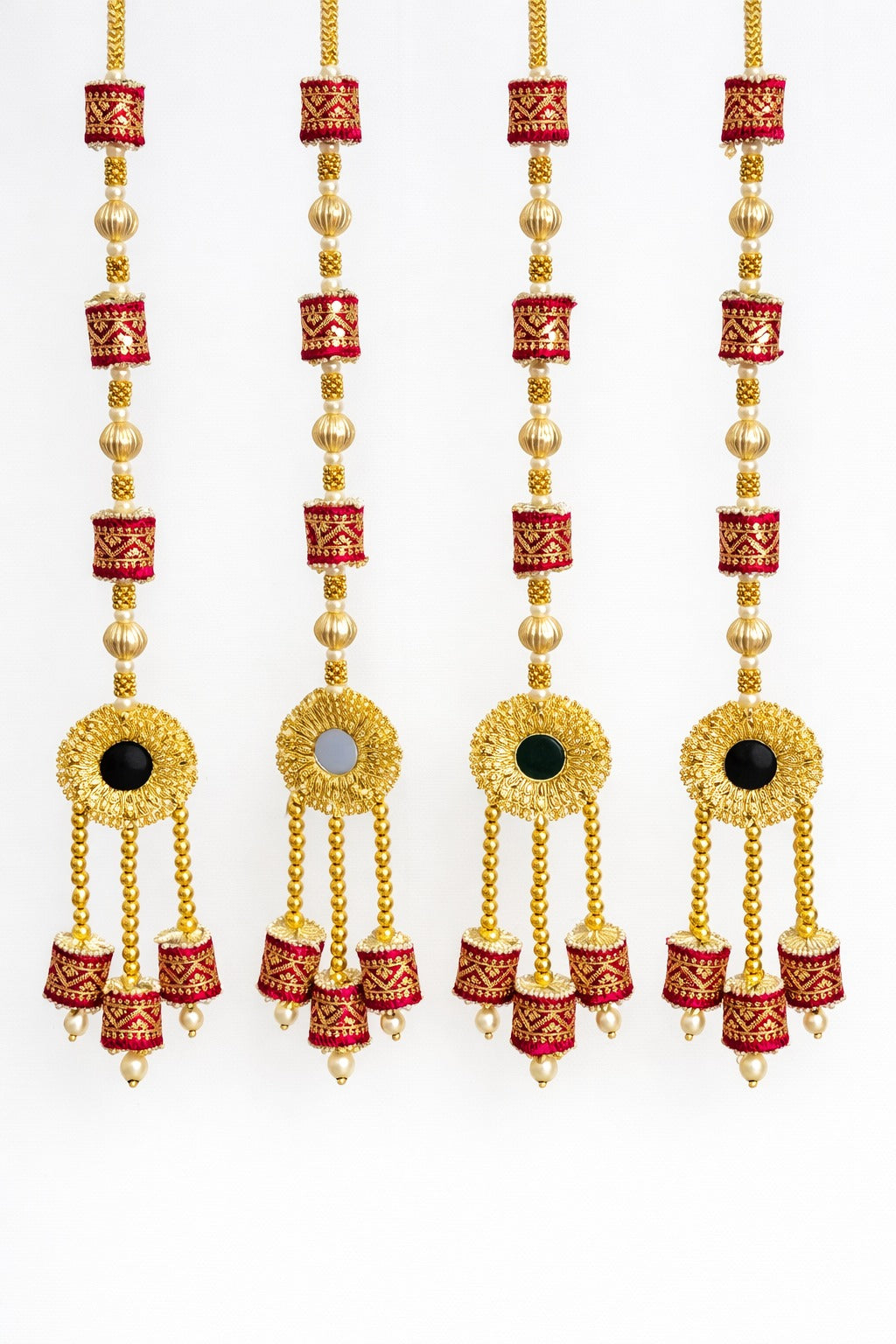 Maroon Cylindrical Tassels