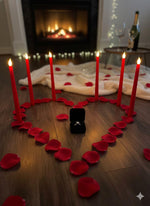 Red Tapered Candles