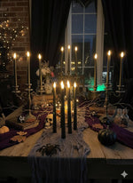 Black Tapered Candles