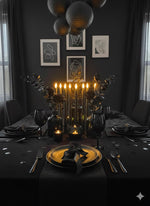 Black Tapered Candles