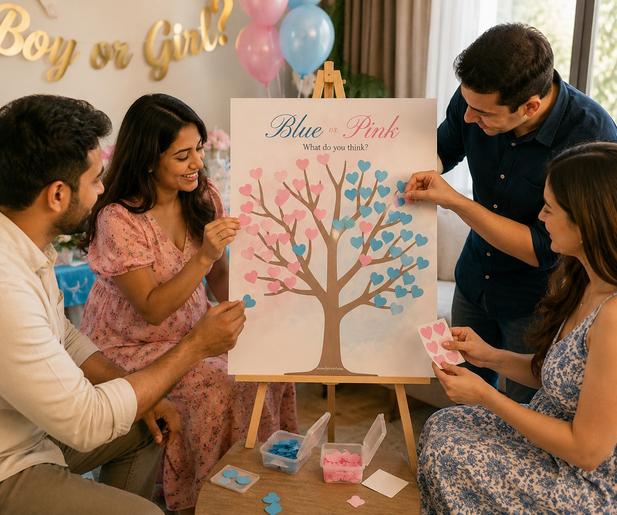 Blue or Pink Tree Board