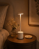 Cordless LED Table Lamp – Rechargeable Touch Lamp with Dimming & 3 Colour Modes (White)