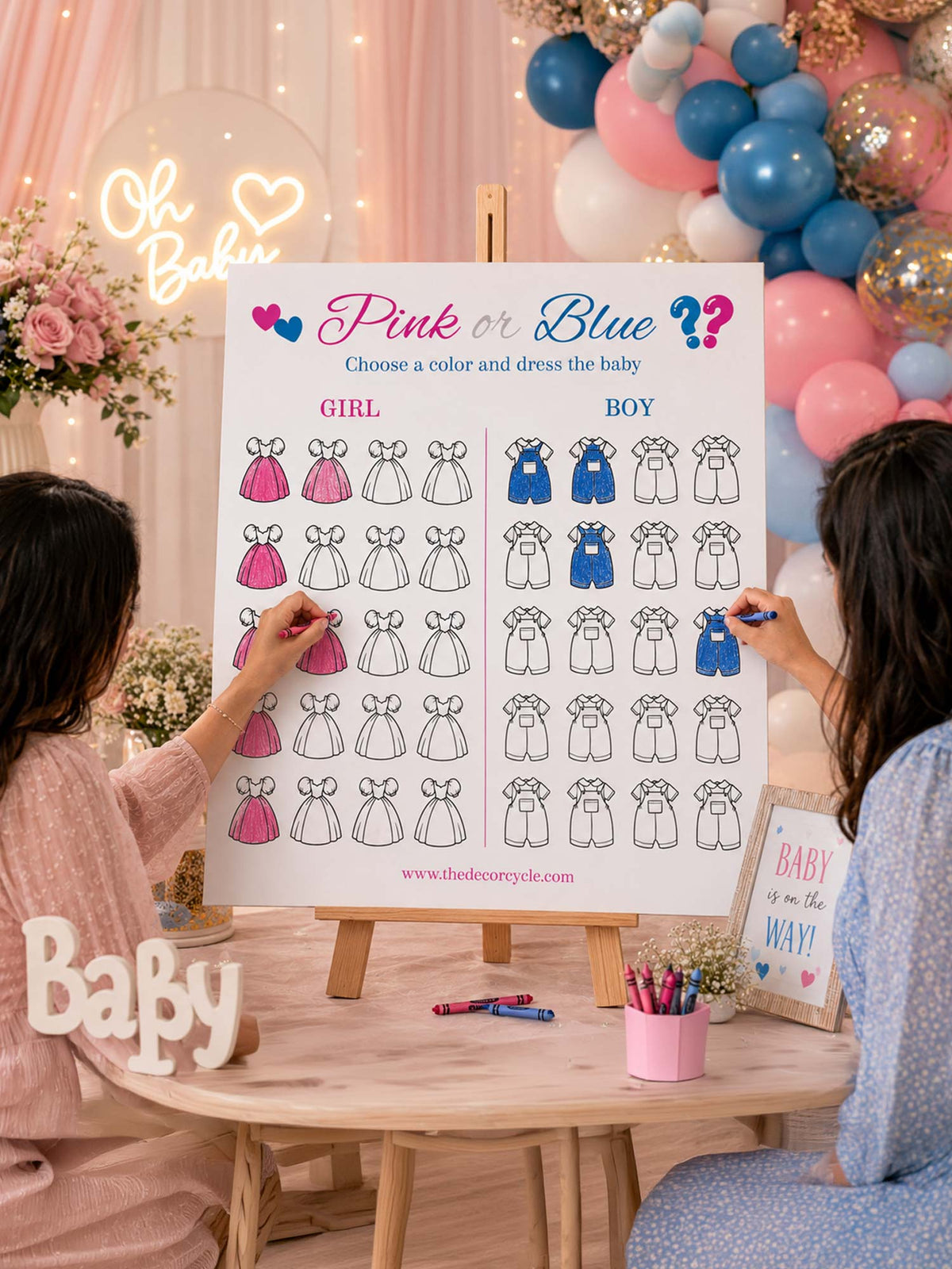 Color the Baby's Outfit Board