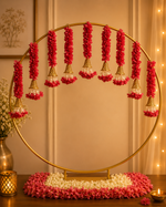 Pink Tassels Circle Decor Set
