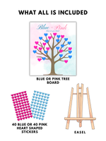 Blue or Pink Tree Board