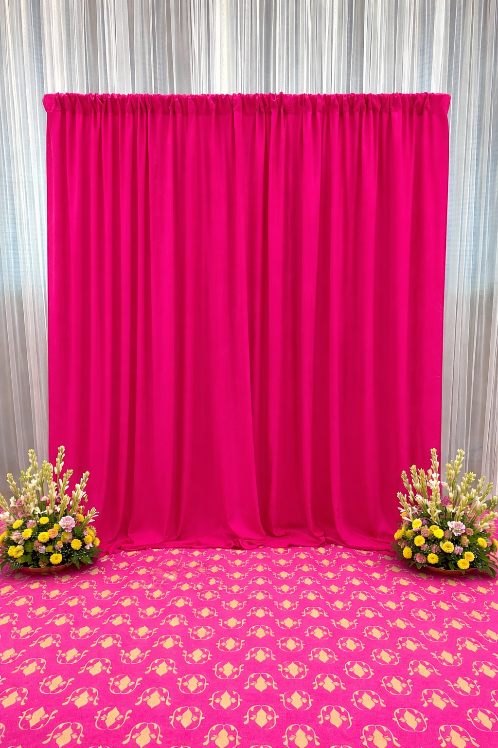 Dark Pink Drape