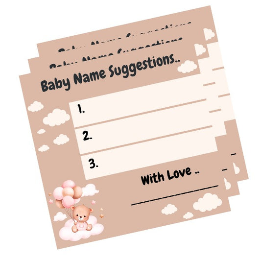 Baby Name Suggestions, Teddy Bear Theme