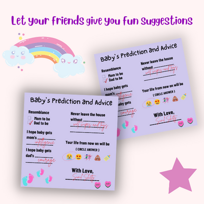 Baby's Prediction and Advice Cards