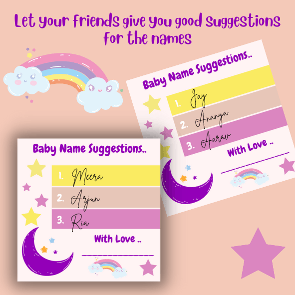Baby Name Suggestions - The Decor Cycle
