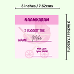 NaamKaran Baby Shower Cards - The Decor Cycle