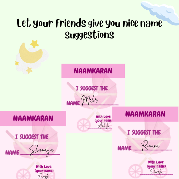 NaamKaran Baby Shower Cards - The Decor Cycle