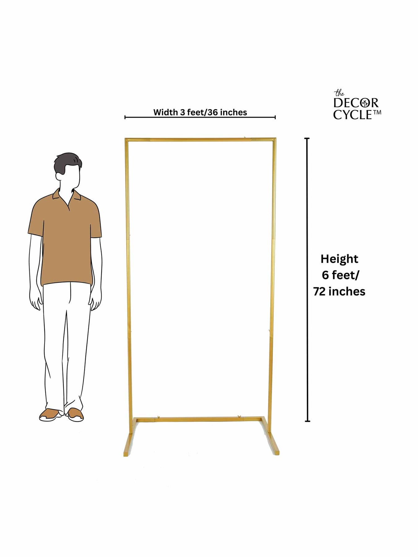 Backdrop Frame Small 3 in 1 | Rectangle Backdrop Stand– The Decor Cycle