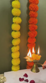 Brass Panch Aarti Diya