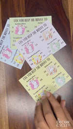 Housie/Tambola/Bingo Tickets Bunny Theme
