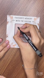 Favorite Memories with Groom, Boho Theme