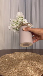 Roman Bottle Vase Mauve (Small)