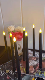 Black Tapered Candles