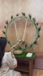 Peacock Circle Decor Set