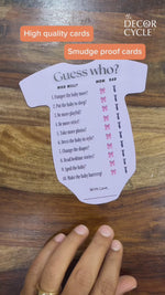 Guess Who Cards (Romper Shape)