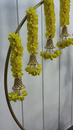 Yellow Tassels Circle Decor Set