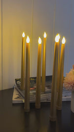 Gold Taper Candles