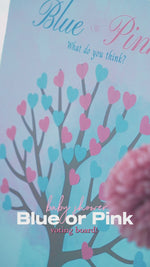 Blue or Pink Tree Board
