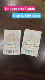 Thank You Cards for Birthday Celebration