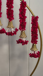 Pink Tassels Circle Decor Set