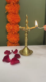 Traditional Brass Kerala Deepak Diya