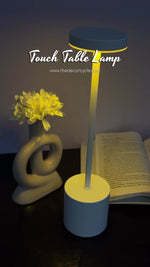 Cordless LED Table Lamp – Rechargeable Touch Lamp with Dimming & 3 Colour Modes (White)