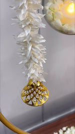 White Tassels Circle Decor