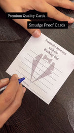 Favorite Memory with the Birthday Boy Cards