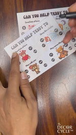 Housie/Tambola/Bingo Tickets Teddy Theme