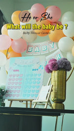 What will it be, Girl or Boy? Board (Hearts)