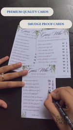 Guess Who Mr. or Mrs Cards