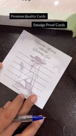 Favorite Memory with the Birthday Girl Cards